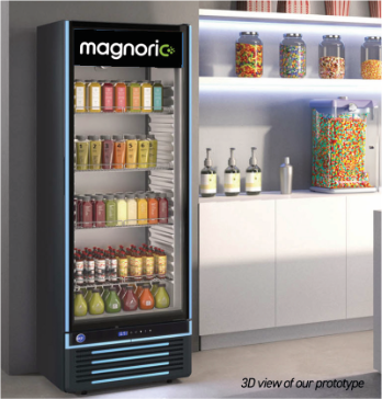 Prototype magnetocaloric refrigeration unit