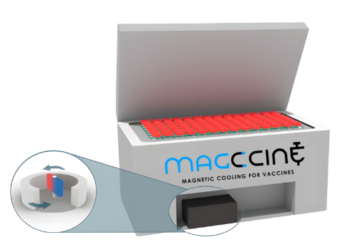 MAGCCINE and Magnetocaloric Cooling for Vaccine Transport 